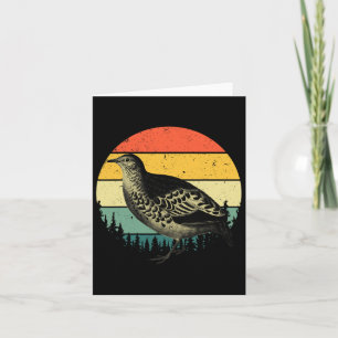 Cool Quail Art Men Women Bird Hunter Quail Upland Card