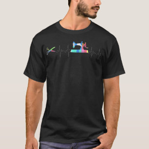 Cool Quilting Art For Men Women Sewing Machine Qui T-Shirt