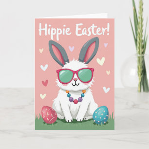 Cool Rabbit Spring Celebration Card