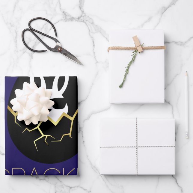 Cool Rabbit Sunglasses Funny Easter Bunny Quote  Wrapping Paper Sheet (Front)