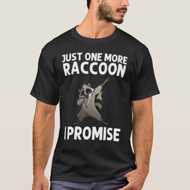 Cool Raccoon For Men Women Trash Panda Animal   Wi T-Shirt (Front)