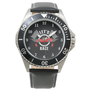 Cool  racing car men watch