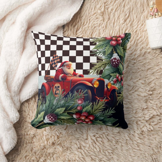 Cool Racing Santa Cushion (Blanket)