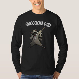 Cool Racoon For Dad Papa Trash Panda Animal Wild T-Shirt