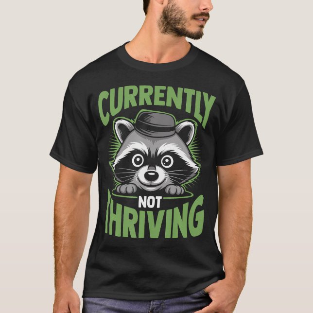 Cool Racoon Not T-Shirt (Front)