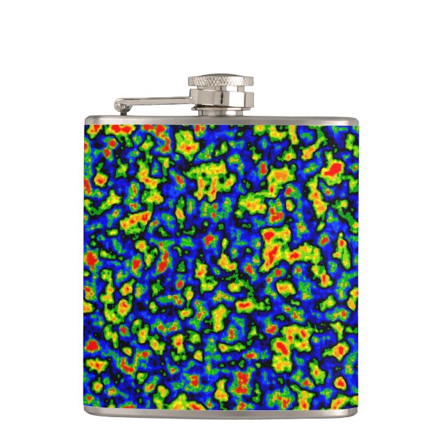 COOL Radar Image Hip Flask (Front)