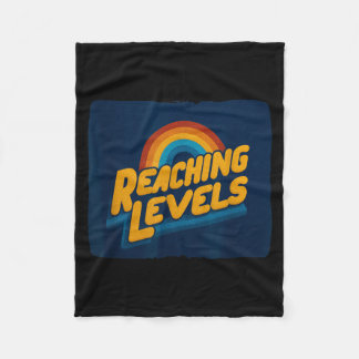 Cool Reaching Levels with Rainbow Costume Fleece Blanket