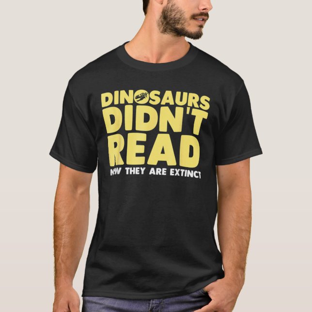 Cool Reading For Men Women Abibliophobia Read Libr T-Shirt (Front)