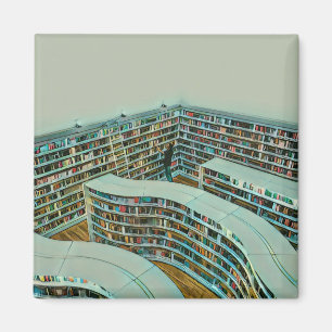 Cool reading lover gift magnet