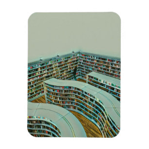 Cool reading lover gift magnet