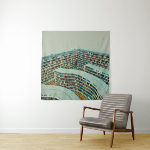 Cool reading lover gift tapestry
