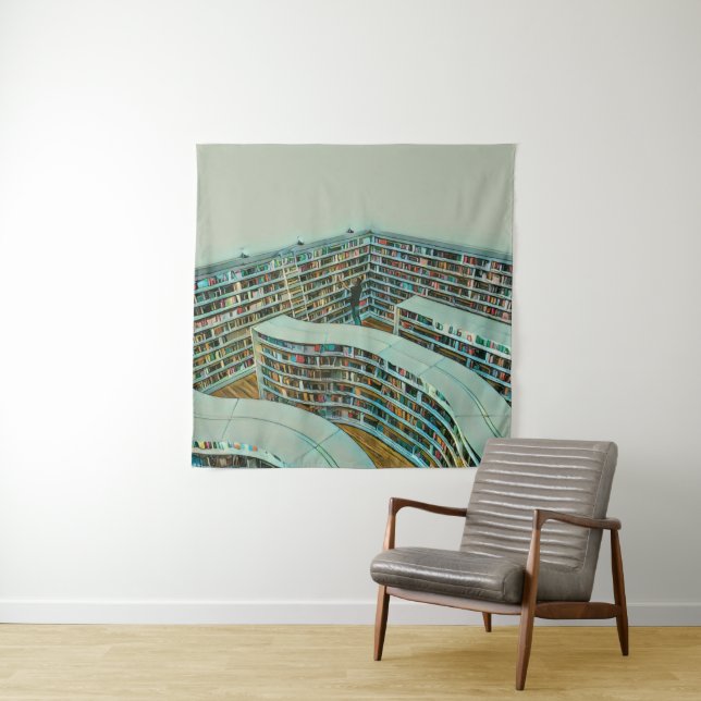 Cool reading lover gift tapestry (In Situ)