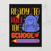 Cool Ready To Rule The School Kids Design