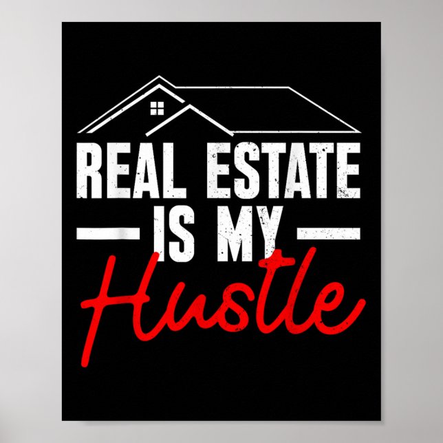 Cool Real Estate Investor Design For Men Women Rea Poster (Front)
