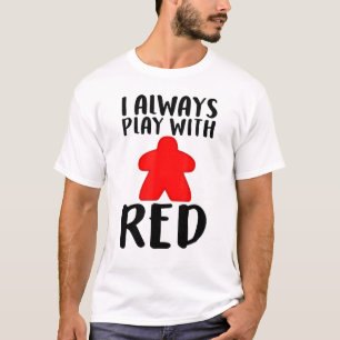 Cool Red Meeple Board Game For Men Women T-Shirt