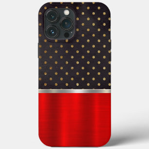 Cool Red Metallic Cell Phone Case