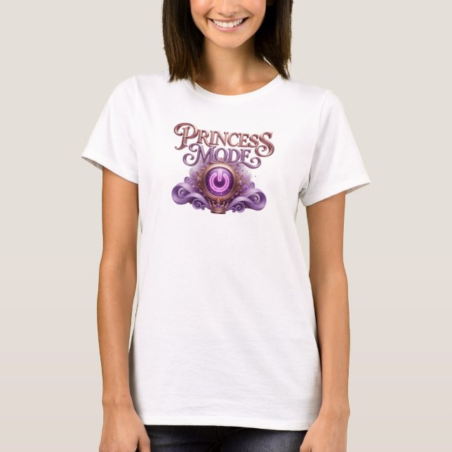 Cool Red PRINCESS MODE Tee (Front)