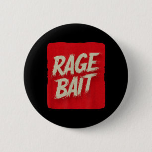 Cool Red Rage Bait Costume 6 Cm Round Badge