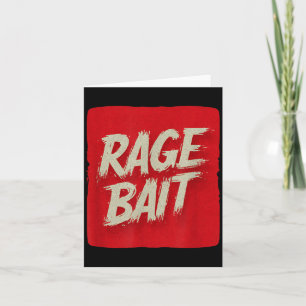 Cool Red Rage Bait Costume Card