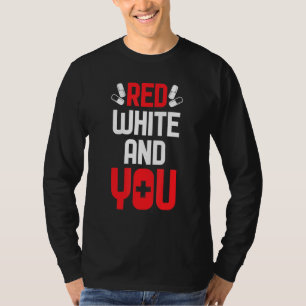 Cool Red White And You Care Health Red Cross Activ T-Shirt