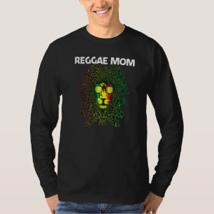 Cool Reggae For Mom Women Jamaican Music Genre T-Shirt
