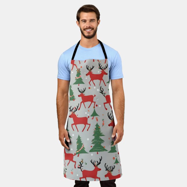 Cool Reindeers Apron (Worn)