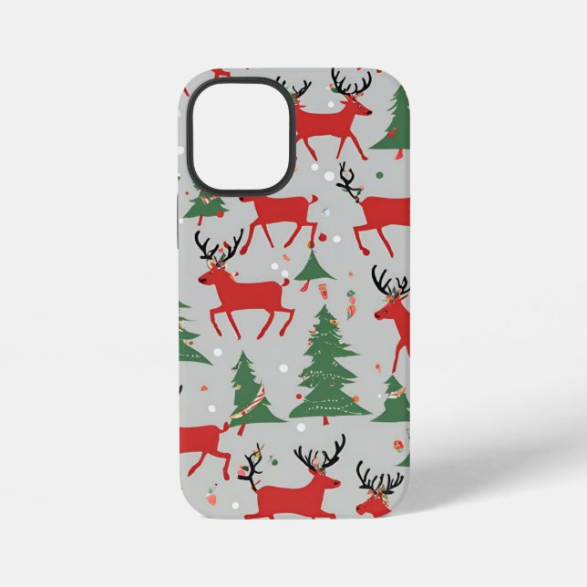 Cool Reindeers iPhone Case (Back)