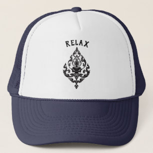 Cool Relax Yoga Hat! Trucker Hat