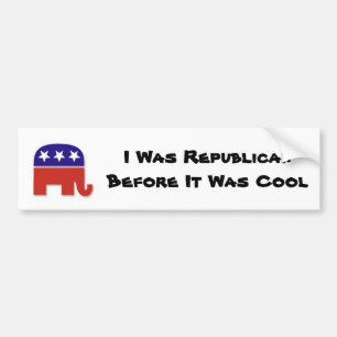 Cool Republican Bumper Sticker