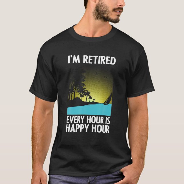 Cool Retirement Art For Men Women Retirement Retry T-Shirt (Front)
