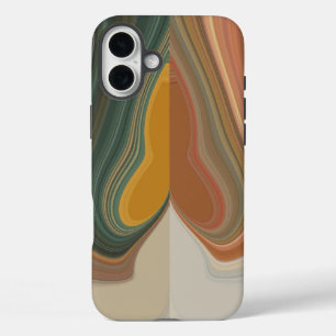 Cool Retro Abstract Graphic colourful geometrical iPhone 16 Plus Case