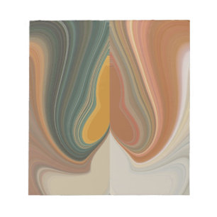 Cool Retro Abstract Graphic colourful Matata Notepad
