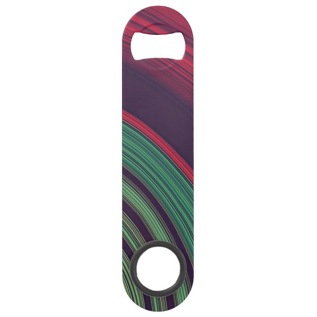 Cool Retro Abstract Record Grooves Pattern (Front)