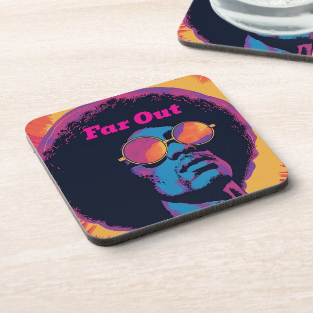 Cool/Retro Beverage Coaster (Left Side)