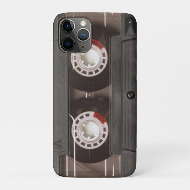Cool Retro Cassette Tape Case-Mate iPhone Case (Back)