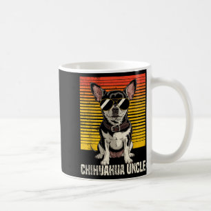 Cool Retro Chihuahua Uncle Funny Vintage Dog Owner Coffee Mug