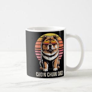 Cool Retro Chow Chow Dad Funny Vintage Dog Owner  Coffee Mug