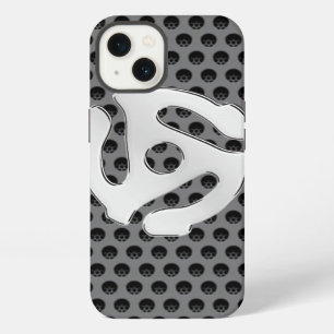COOL Retro Chrome Like 45 spacer DJ Print iPhone 13 Case