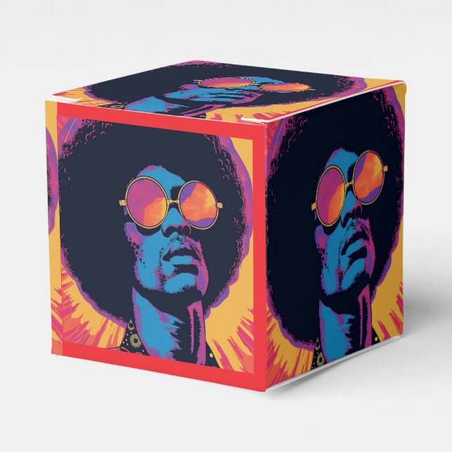 Cool/Retro Favour Box (Front Side)