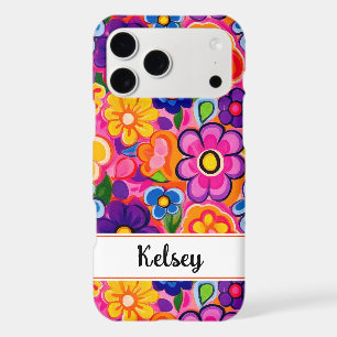 Cool Retro Floral Personalised