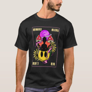 Cool Retro Humans Aliens Arenu2019t Real Alien Bel T-Shirt