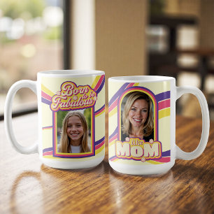 Cool Retro Mum Quote Typography Photo Mother's Day Coffee Mug
