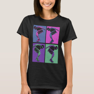 Cool Retro Parkour  Free Running Parkour T-Shirt