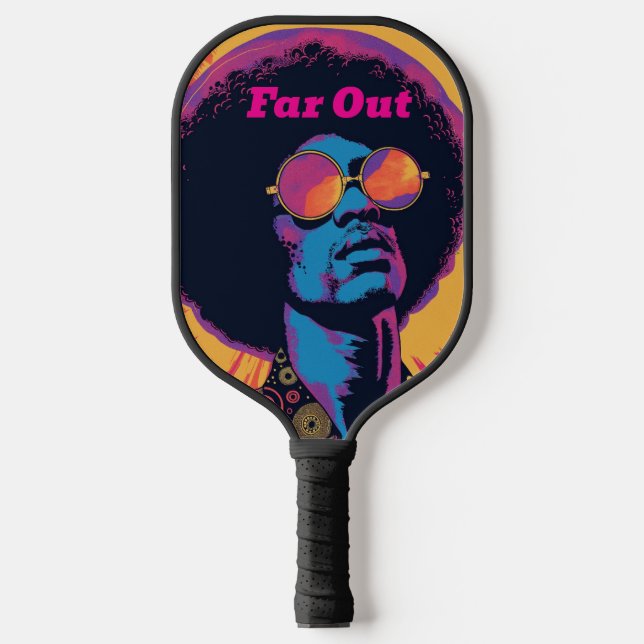 Cool/Retro Pickleball Paddle (Front)