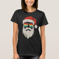 Cool Retro Santa Claus with Sunglasses Funny
