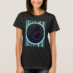 Cool Retro Shark Attack T-Shirt
