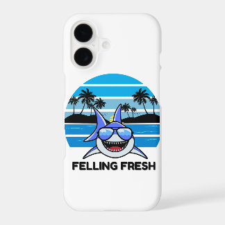 Cool Retro Shark with Sunglasses