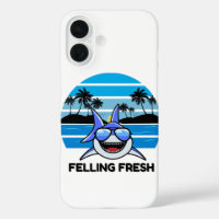 Cool Retro Shark with Sunglasses