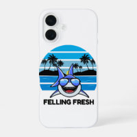 Cool Retro Shark with Sunglasses