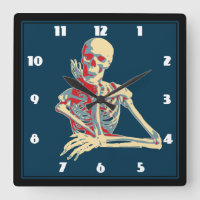 Cool Retro Skeleton Illustration
